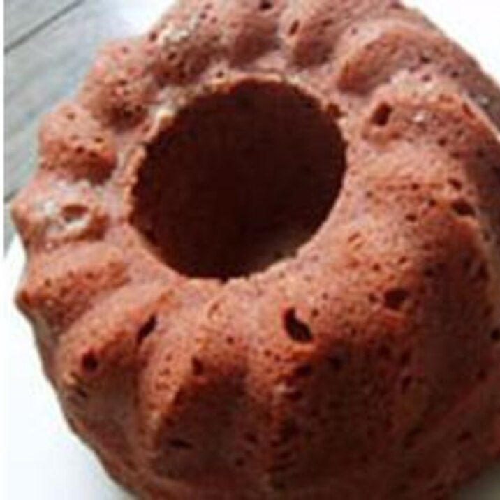 焼きっぱなしでも可愛い チョコレートのクグロフ レシピ 作り方 By Torezu 楽天レシピ